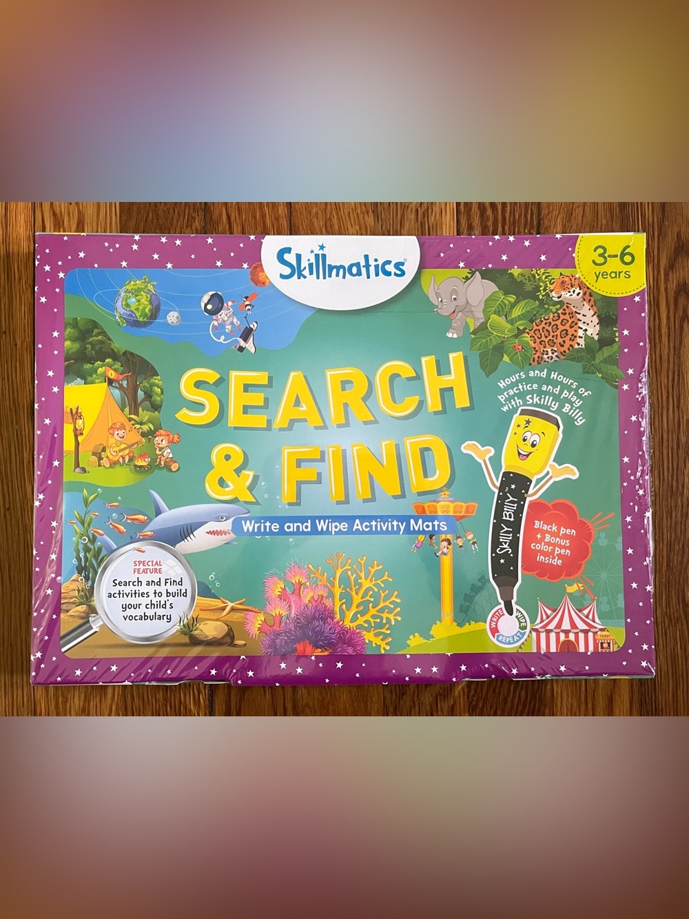 NWT Skillmatics Search & Find Write and Wipe Reusable Activity Mats Brand New